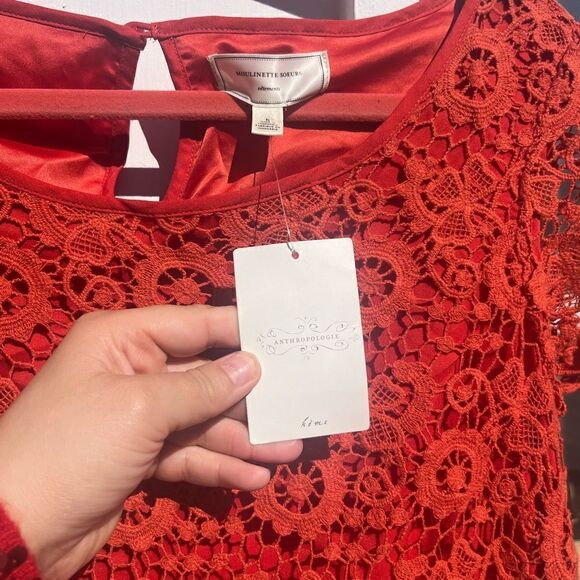 Anthropologie Moulinette Souers Crochet Lace Dress NWT - Picture 5 of 9